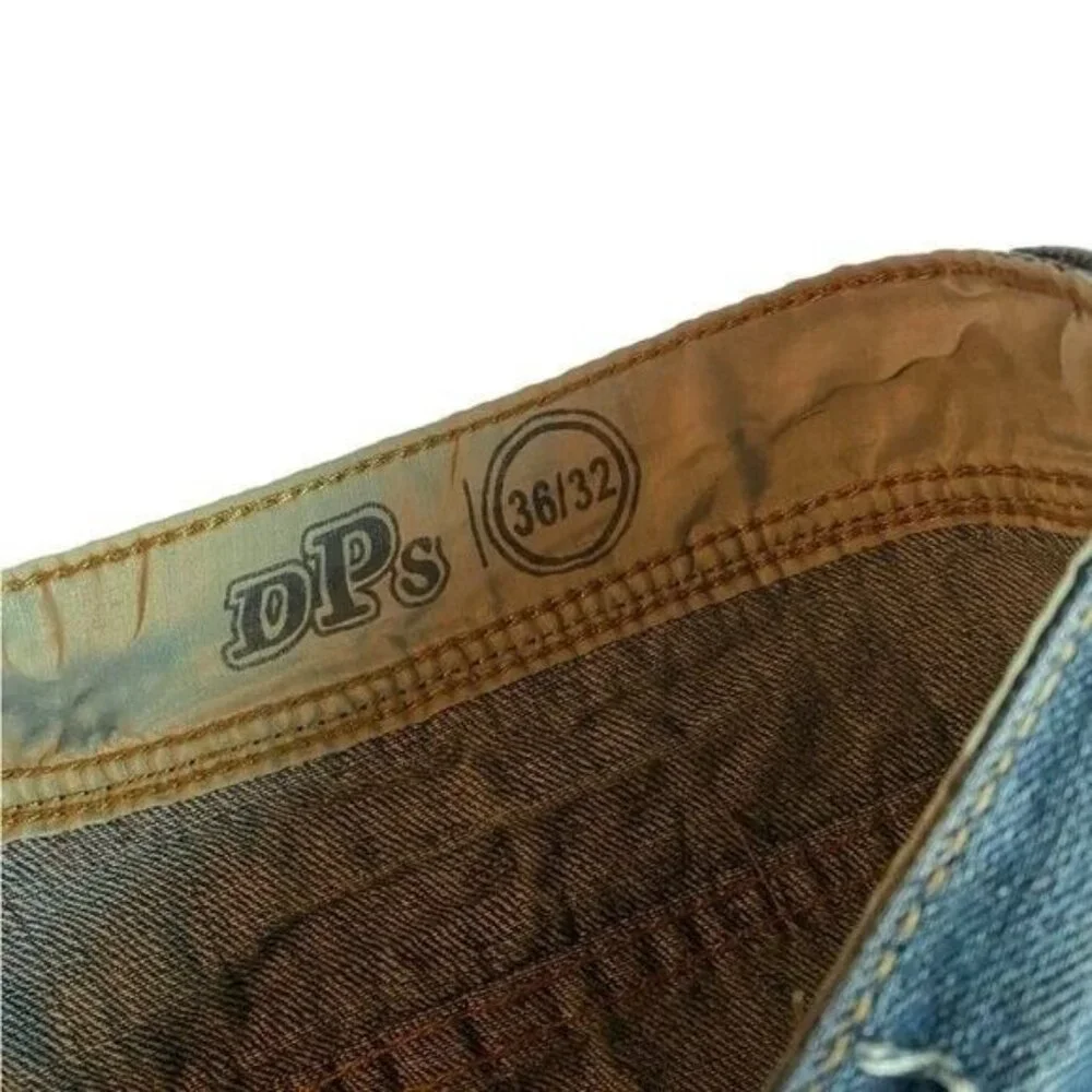 Ditch Plains DPs Men Jeans Size 36 x 32 Straight‎ Leg Relaxed Medium Wash…